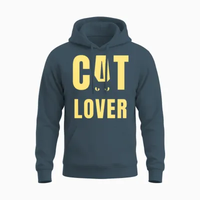 Cat Lover Gifts for Mom, Wife, Girlfriend, Boyfrie Unisex Hoodie - Dark Heather