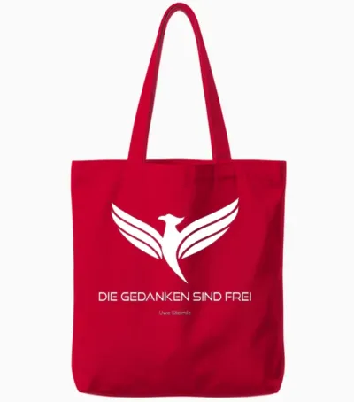 Die Gedanken Sind Frei - Uwe Steimle Tote Bags - Red