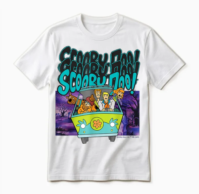 Scooby Doo! Scooby Doo! Scooby Doo! Unisex T-Shirt in White