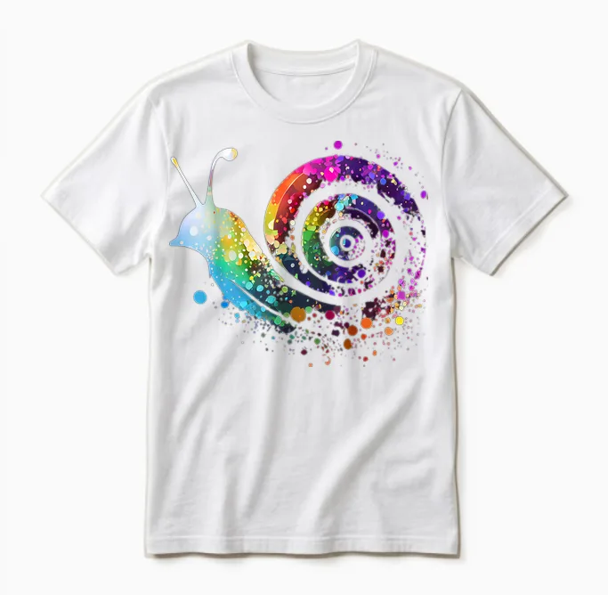 Schnecke Schnecken Lieblingstier Tier Lahme Schnecke Unisex T-Shirt in White