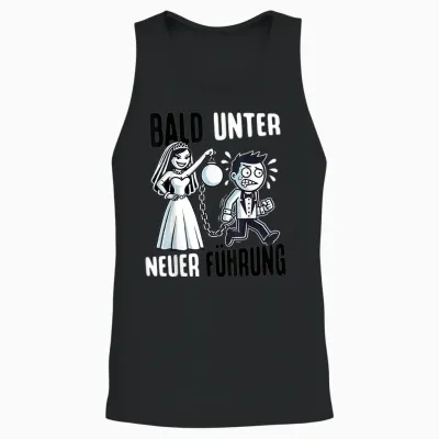 Jga Männer T-Shirt Bräutigam Kostüm Junggesellenabschied Unisex Tank Top - Black