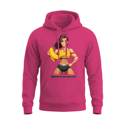 Designs for Fitness Enthusiasts, Strong and Sweet Unisex Hoodie - Heliconia