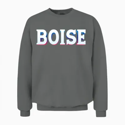 Retro - Boise Unisex Sweatshirt - Graphite Heather