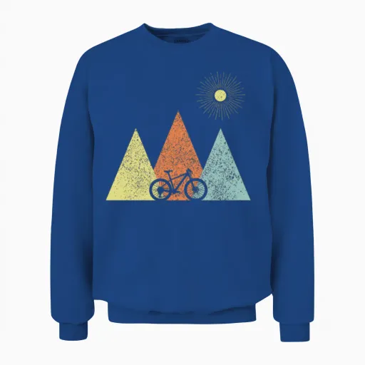 Mountain Bike Mtb Mountain Biker Gift Unisex Sweatshirt in Royal