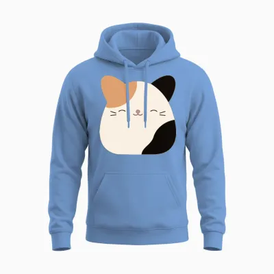 Cam the Cat Squishmallow Unisex Hoodie - Carolina Blue