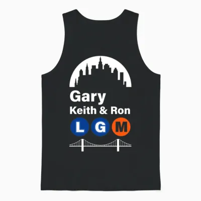 Gary Keith and Ron Unisex Tank Top - Black