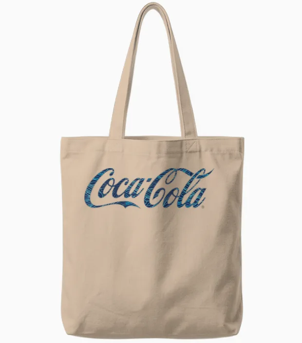 Coca Cola Hawaii-Logo Tote Bags in Natural