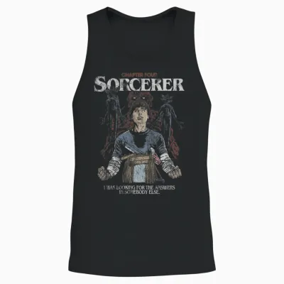 Stranger Things Will the Sorcerer Manche Longue Unisex Tank Top - Black
