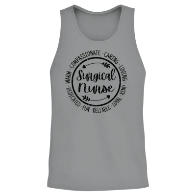 Surgical Nurse Life Nursing Squad Appreciation Unisex Tank Top - Sport Grey