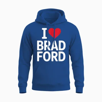 Souvenir De La Série I Love Bradford Pour Hommes, Femmes, Enfants Unisex Hoodie - Royal