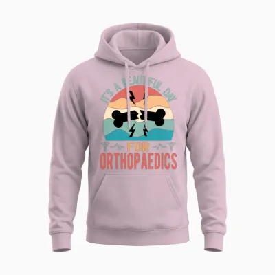 Orthopaedic Surgery Funny Orthopaedic Surgeon Unisex Hoodie - Light Pink