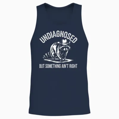 Undiagnosed but Something Ain't Right Unisex Tank Top - Navy
