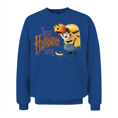 Minions Dave Best Halloween Ever Unisex Sweatshirt - Royal