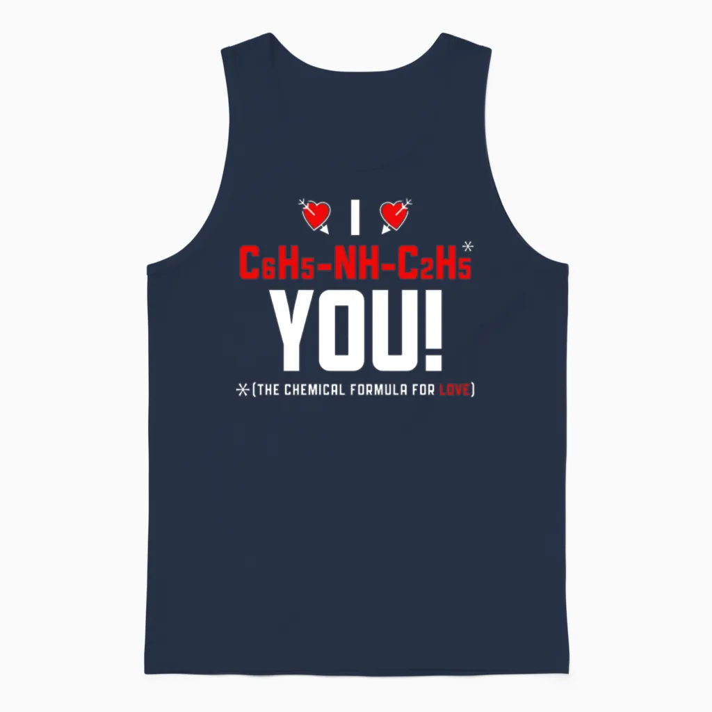 Biochemist Biochemistry Science Teacher Student Fu Unisex Tank Top in Navy