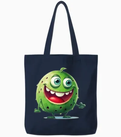 Funny Watermelon Tote Bags - Navy