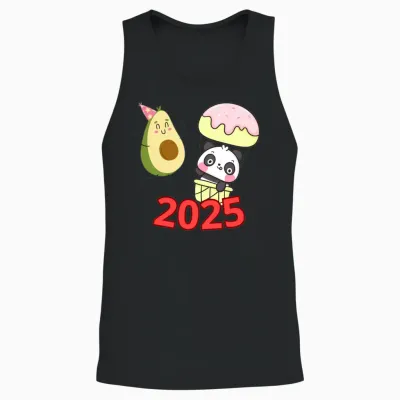 Avacoda New Year's Day 2025 Unisex Tank Top - Black