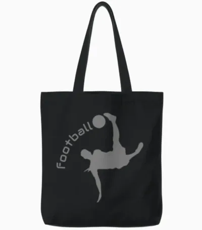 Football Fanclub Tote Bags - Black