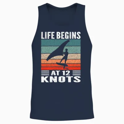 Wing Foiling Surfing Wing Foil Surf Surfer Sports Nautiques T-Shirt Haut De Gamme Unisex Tank Top - Navy