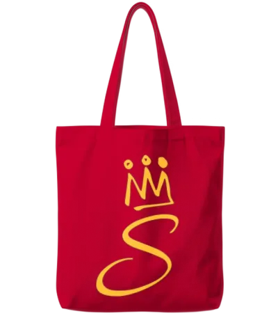 Letter S Tote Bags - Red