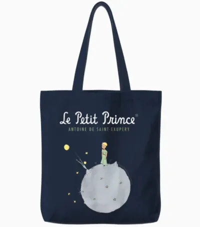 Le Petit Prince Antoine De Saint-Exupery Classic Tote Bags - Navy