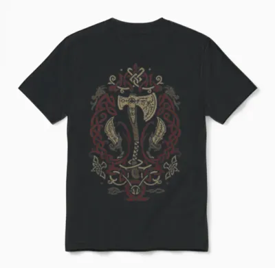 God of War Leviathan Unisex T-Shirt - Black