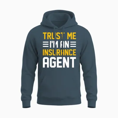 Funny Broker Unisex Hoodie - Dark Heather