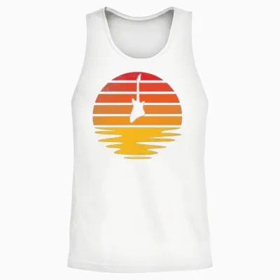 Rock Retro Unisex Tank Top - White