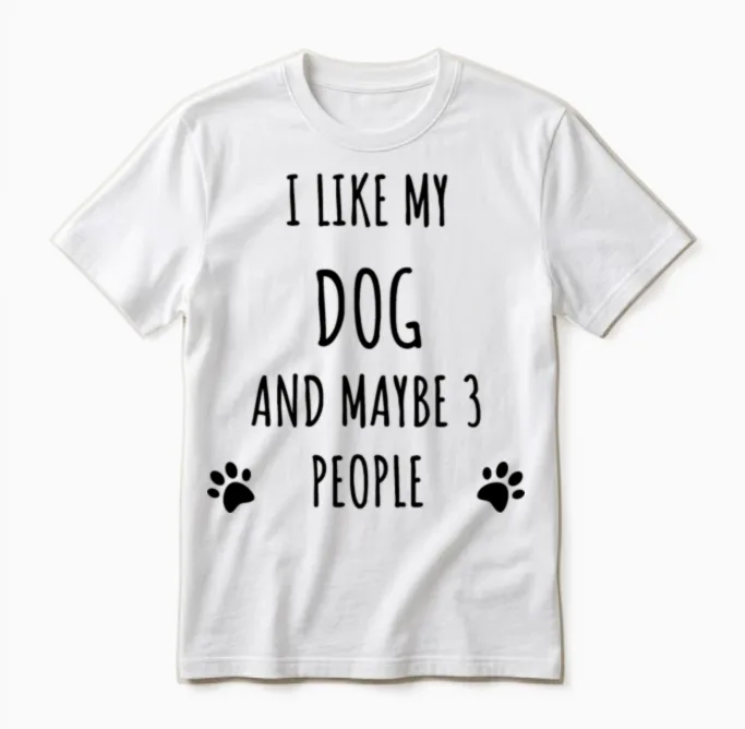 Dog - Lovers Unisex T-Shirt in White