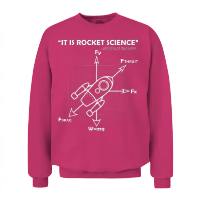 Rocket Science Unisex Sweatshirt - Heliconia