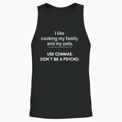 English Teacher Unisex Tank Top - Black