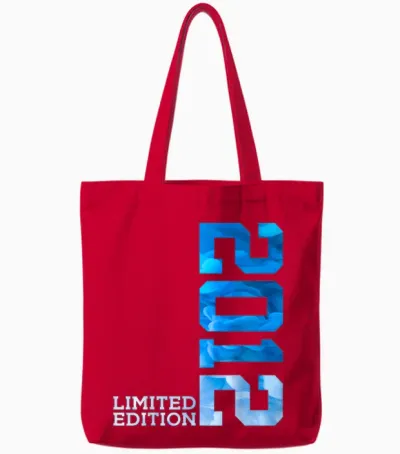 14 Jahre 14. Geburtstag Limited Edition 2012 Tote Bags - Red