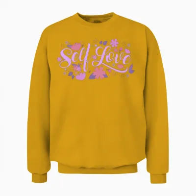 Self Love Unisex Sweatshirt - Gold