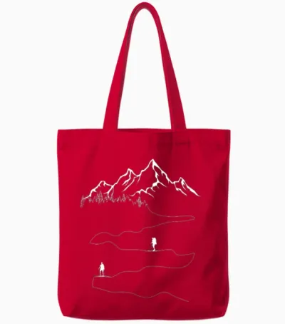 Hiking Tote Bags - Red