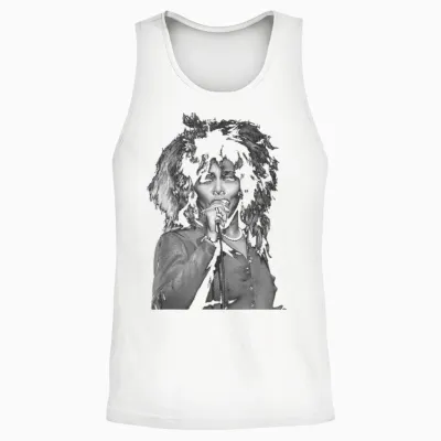 Tournée Mondiale Live Break Every Rule De Tina Turner En 1987 Unisex Tank Top - White