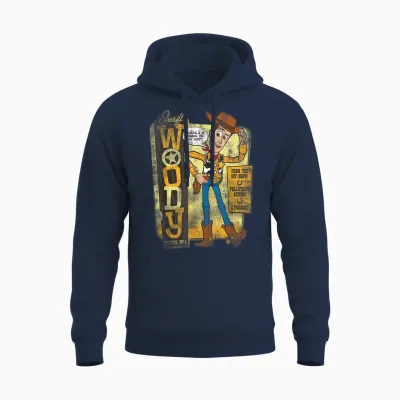 Disney Pixar Toy Story Sheriff Woody Talking Doll Unisex Hoodie - Navy