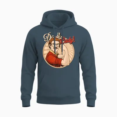 Do It Lady! Trending Funny Saying Unisex Hoodie - Dark Heather