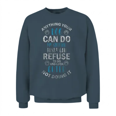 Husky Mistress Dog Sports Pedigree Dog Unisex Sweatshirt - Dark Heather