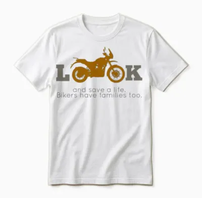 Royal Enfield Himalayan Design Fashion Therapy Unisex T-Shirt - White