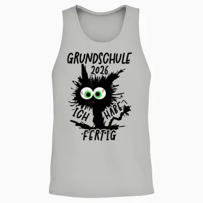 Grundschule 2026 Ich Habe Fertig Grundschule Geschafft 2026 Unisex Tank Top - Ash