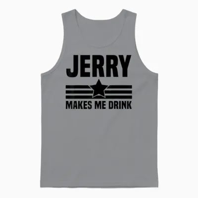 Hilarious Jerry Makes Me, I Love Dallas, I Heart Dallas Unisex Tank Top - Sport Grey