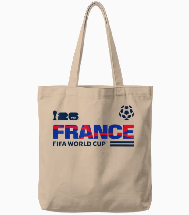 Fifa World Cup26 Qualifier France Tote Bags in Natural