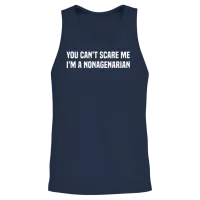 Nonagenarian 90 Years Old 90th Birthday Unisex Tank Top - Navy – 2