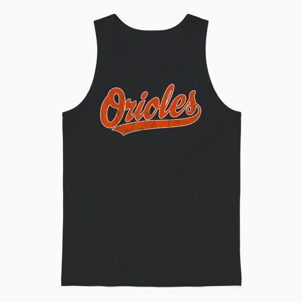 Oriole Name Retro Vintage Gift for Men Women Boy Girl Unisex Tank Top in Black