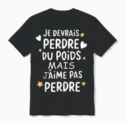 I Should Lose Weight Funny Gift Funny Gift Funny Unisex T-Shirt - Black