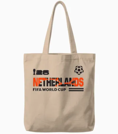Fifa World Cup26 Qualifier Netherlands Tote Bags - Natural