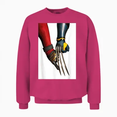 Marvel Studios Deadpool & Wolverine Claw Touch Unisex Sweatshirt - Heliconia