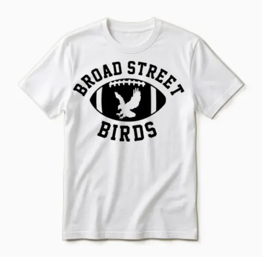 Broad St Birds Bird Lovers Unisex T-Shirt in White
